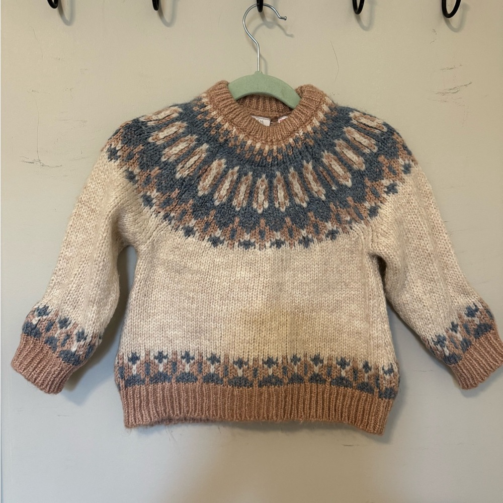 Zara baby wool blend sweater